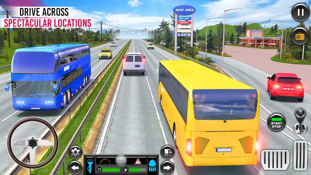 Download 3D Bus Simulator Games Offline [MOD, Unlimited coins] + Hack [MOD, Menu] for Android