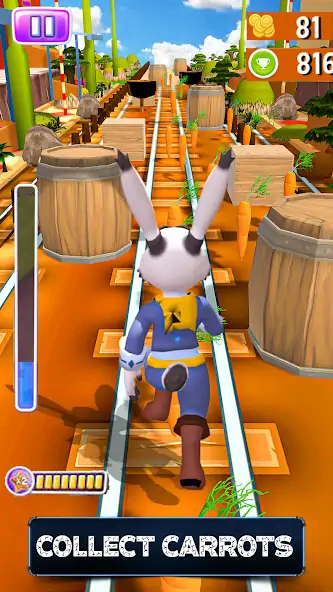 Download Rabbit Run Bunny Running Game [MOD, Unlimited money] + Hack [MOD, Menu] for Android