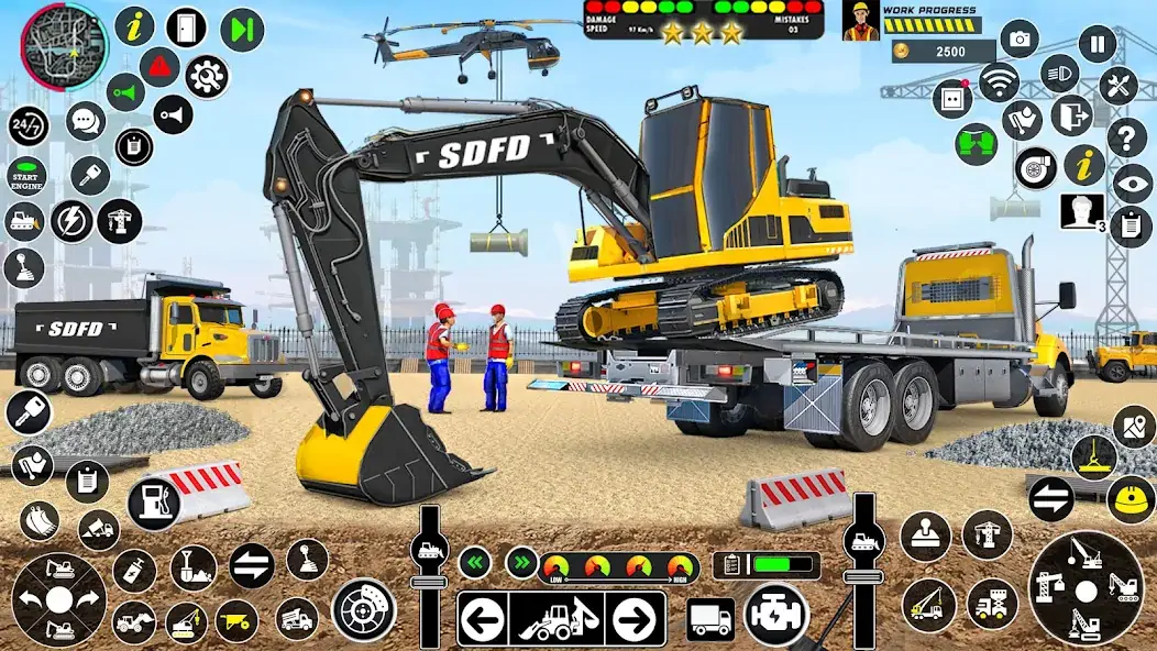 Download Grand Snow Excavator Simulator [MOD, Unlimited coins] + Hack [MOD, Menu] for Android