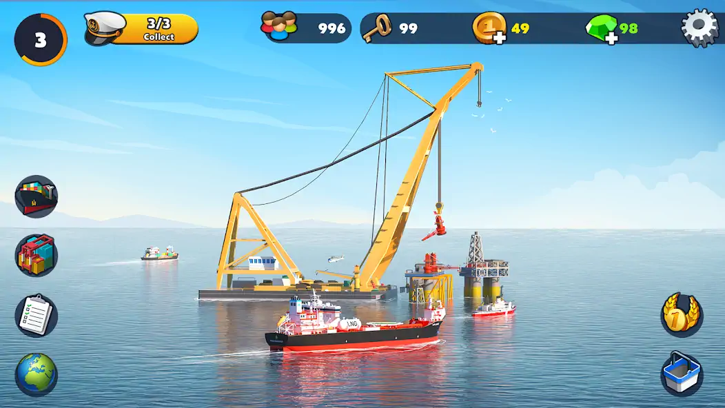 Download Port City: Ship Tycoon Games [MOD, Unlimited coins] + Hack [MOD, Menu] for Android