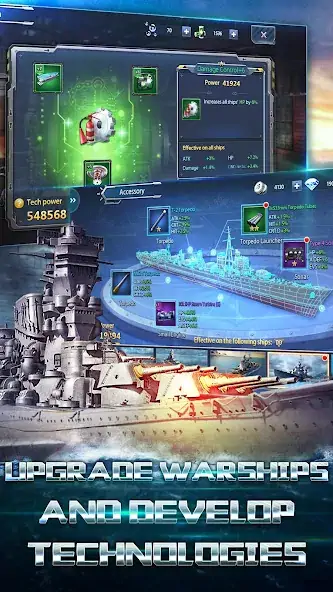 Download Fleet Command II: Naval Blitz [MOD, Unlimited coins] + Hack [MOD, Menu] for Android