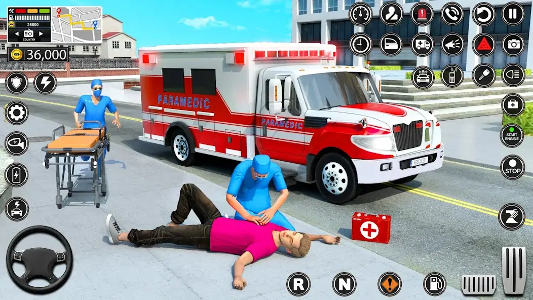 Download City Hospital Ambulance Games [MOD, Unlimited money/gems] + Hack [MOD, Menu] for Android