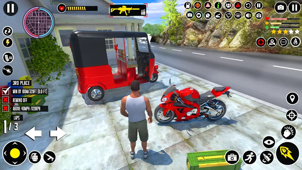 Download Tuk Tuk Auto Rickshaw Games 3D [MOD, Unlimited money/gems] + Hack [MOD, Menu] for Android