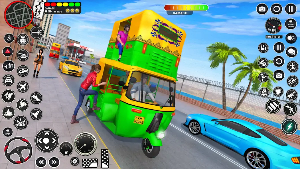Download Tuk Tuk Auto Rickshaw Games 3D [MOD, Unlimited money/gems] + Hack [MOD, Menu] for Android