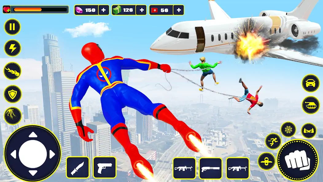 Download Spider Rope Hero Spider Game [MOD, Unlimited money/coins] + Hack [MOD, Menu] for Android