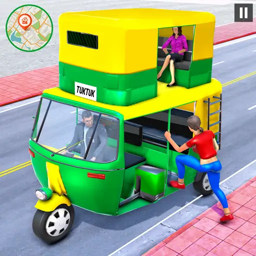 Download Tuk Tuk Rikshaw Auto Game [MOD, Unlimited money/gems] + Hack [MOD, Menu] for Android