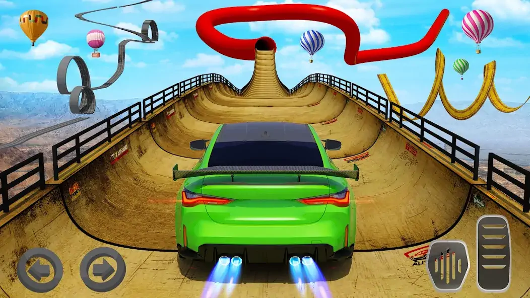 Download Real Mega Ramp Car Stunt Games [MOD, Unlimited money/coins] + Hack [MOD, Menu] for Android