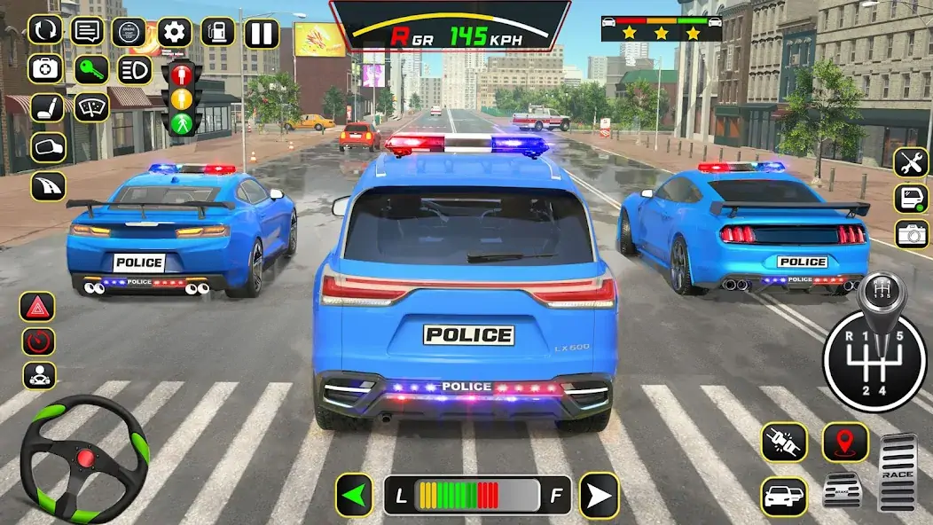 Download Police Car Driving School Game [MOD, Unlimited money/gems] + Hack [MOD, Menu] for Android