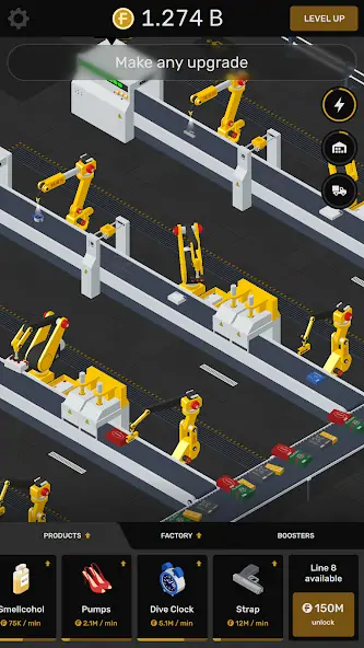 Download Factory: Idle & Tycoon Game [MOD, Unlimited money/coins] + Hack [MOD, Menu] for Android