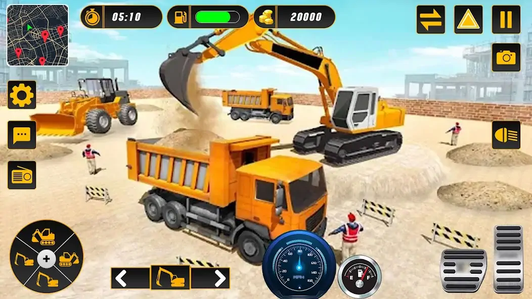 Download Sand Excavator Simulator 3D [MOD, Unlimited money/coins] + Hack [MOD, Menu] for Android