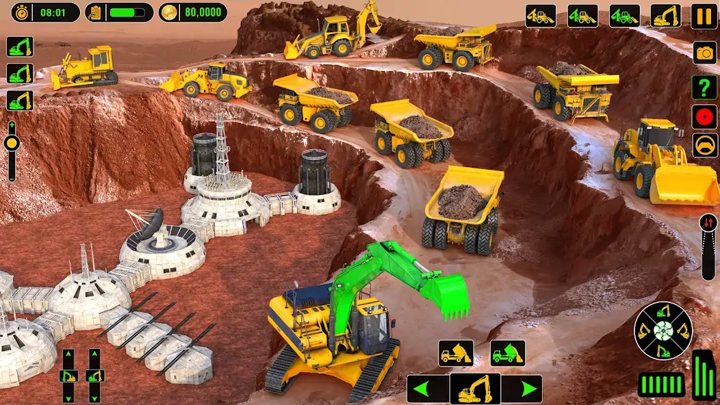 Download Mars Construction Simulator [MOD, Unlimited money/gems] + Hack [MOD, Menu] for Android