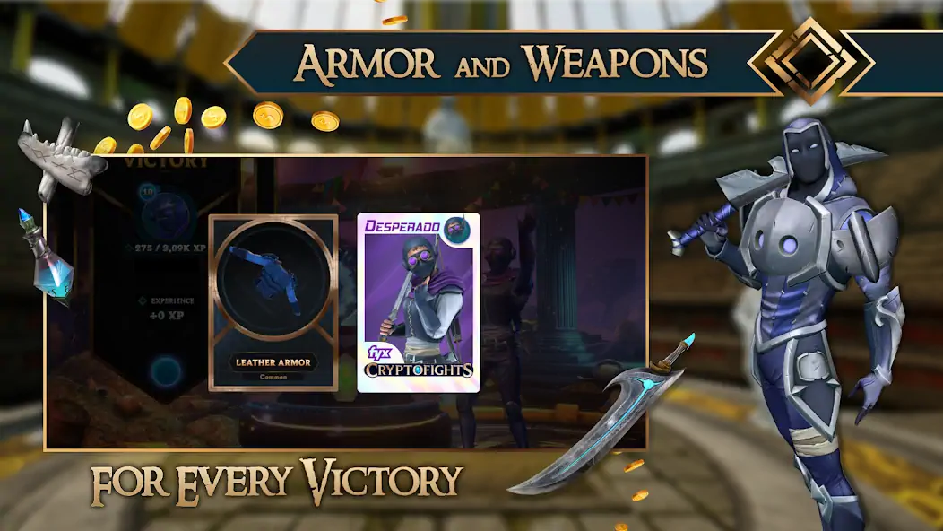 Download CryptoFights: Ascension [MOD, Unlimited money/coins] + Hack [MOD, Menu] for Android
