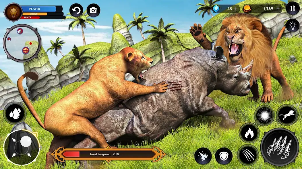Download Lion Simulator Wild Lion Games [MOD, Unlimited coins] + Hack [MOD, Menu] for Android