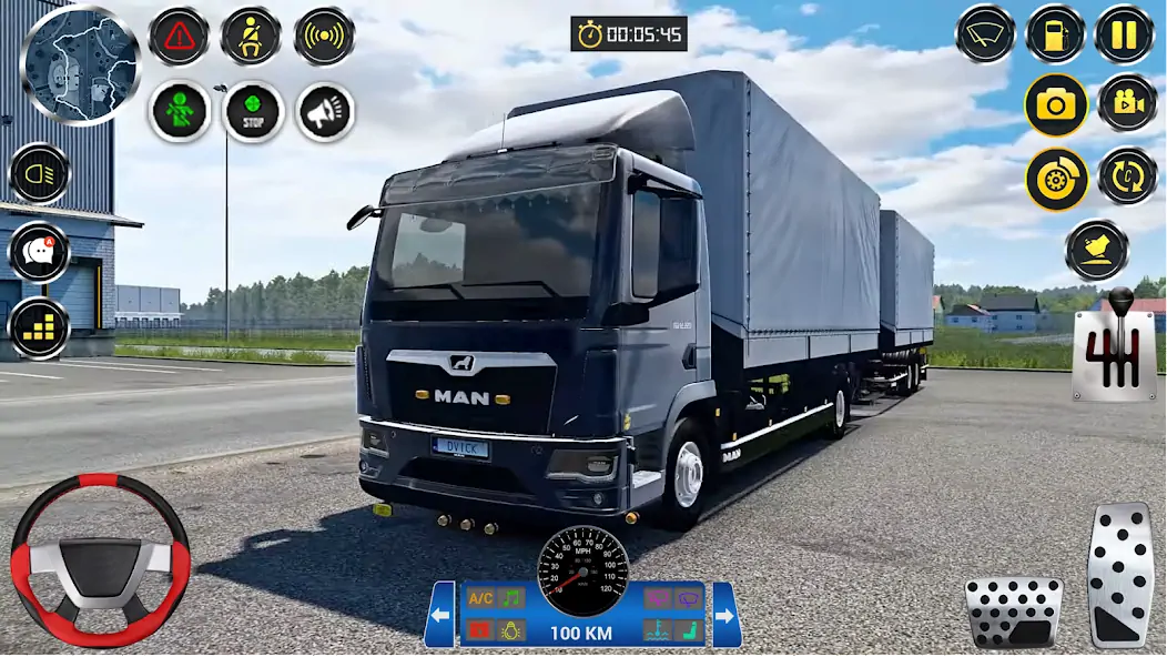 Download City Truck Games Simulator 3D [MOD, Unlimited coins] + Hack [MOD, Menu] for Android