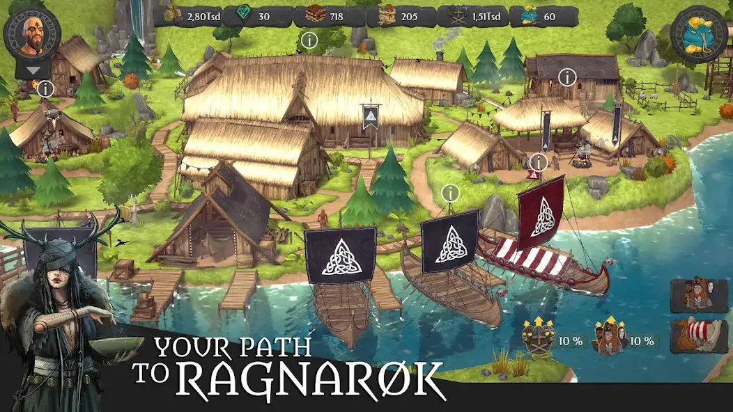 Download Northmen - Rise of the Vikings [MOD, Unlimited money/gems] + Hack [MOD, Menu] for Android