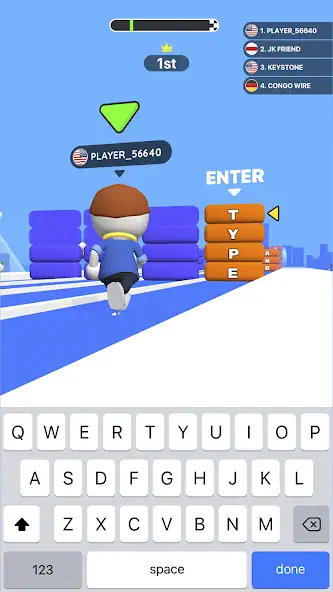 Download Type Sprint: Typing Games, Pra [MOD, Unlimited coins] + Hack [MOD, Menu] for Android