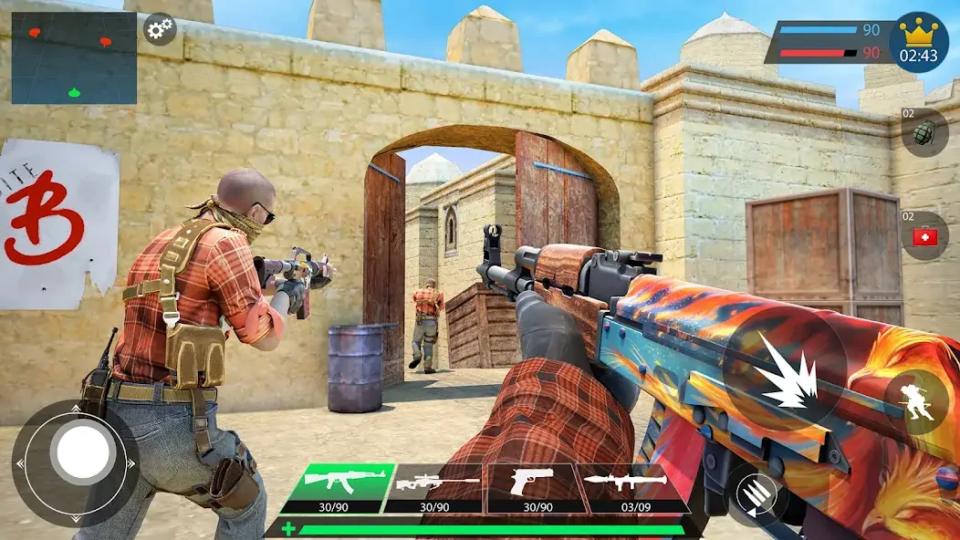 Download Commando Gun Shooting Games 3D [MOD, Unlimited coins] + Hack [MOD, Menu] for Android
