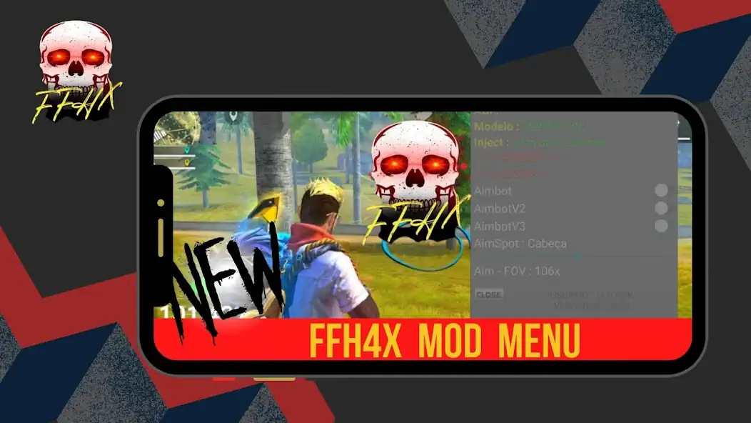 Download ffh4x mod menu ff [MOD, Unlimited coins] + Hack [MOD, Menu] for Android
