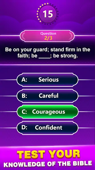 Download Bible Trivia - Word Quiz Game [MOD, Unlimited money/coins] + Hack [MOD, Menu] for Android