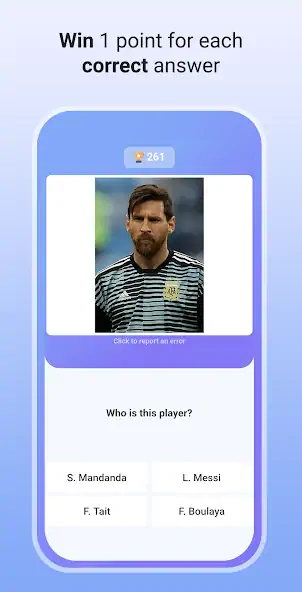 Download Quiz Soccer - Guess the name [MOD, Unlimited money] + Hack [MOD, Menu] for Android