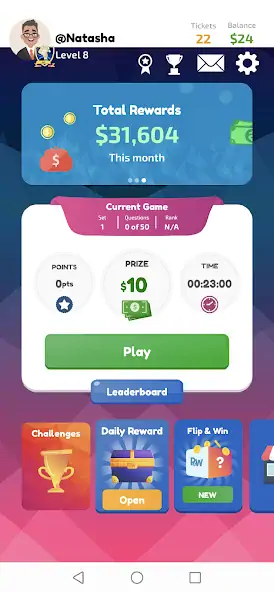 Download Play and Win-Win Cash Prizes! [MOD, Unlimited money/gems] + Hack [MOD, Menu] for Android