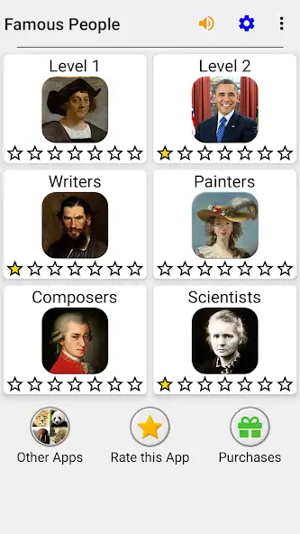 Download Famous People - History Quiz [MOD, Unlimited money/gems] + Hack [MOD, Menu] for Android