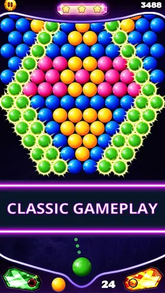 Download Bubble Shooter Classic [MOD, Unlimited money/gems] + Hack [MOD, Menu] for Android