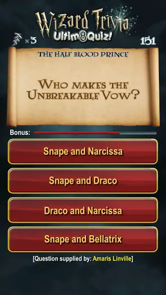 Download Harry Potter Wizard Quiz: U8Q [MOD, Unlimited money] + Hack [MOD, Menu] for Android