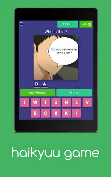 Download haikyuu quiz characters [MOD, Unlimited money/coins] + Hack [MOD, Menu] for Android