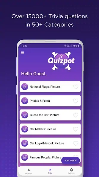 Download QuizPot: Group GK Quiz Trivia [MOD, Unlimited coins] + Hack [MOD, Menu] for Android