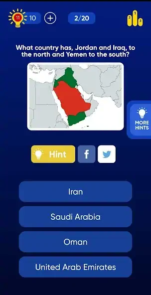 Download Geo Quiz: World Geography, Map [MOD, Unlimited money/coins] + Hack [MOD, Menu] for Android