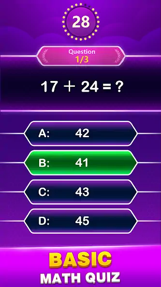 Download Math Trivia - Quiz Puzzle Game [MOD, Unlimited money] + Hack [MOD, Menu] for Android