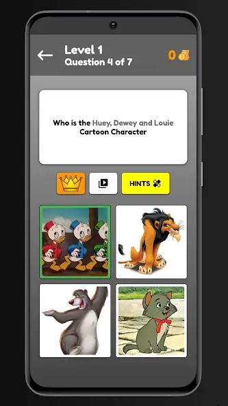 Download Guess Cartoon Character Quiz [MOD, Unlimited money/gems] + Hack [MOD, Menu] for Android