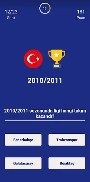 Download Türkiye Ligi Bilgi Yarışması [MOD, Unlimited coins] + Hack [MOD, Menu] for Android