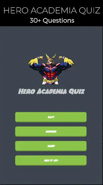 Download Quiz Game for Hero Academia [MOD, Unlimited money/coins] + Hack [MOD, Menu] for Android