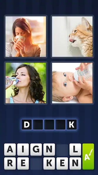 Download 4 Pics 1 Word: Guess The Word [MOD, Unlimited money/coins] + Hack [MOD, Menu] for Android