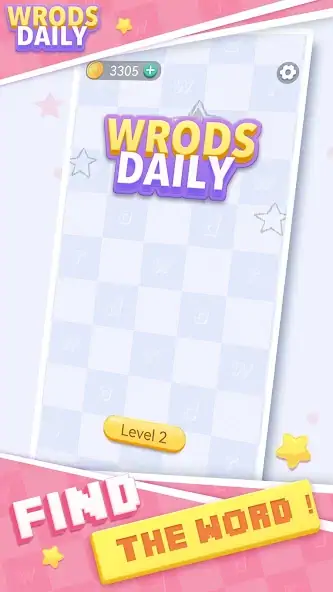 Download Words Daily [MOD, Unlimited money/gems] + Hack [MOD, Menu] for Android