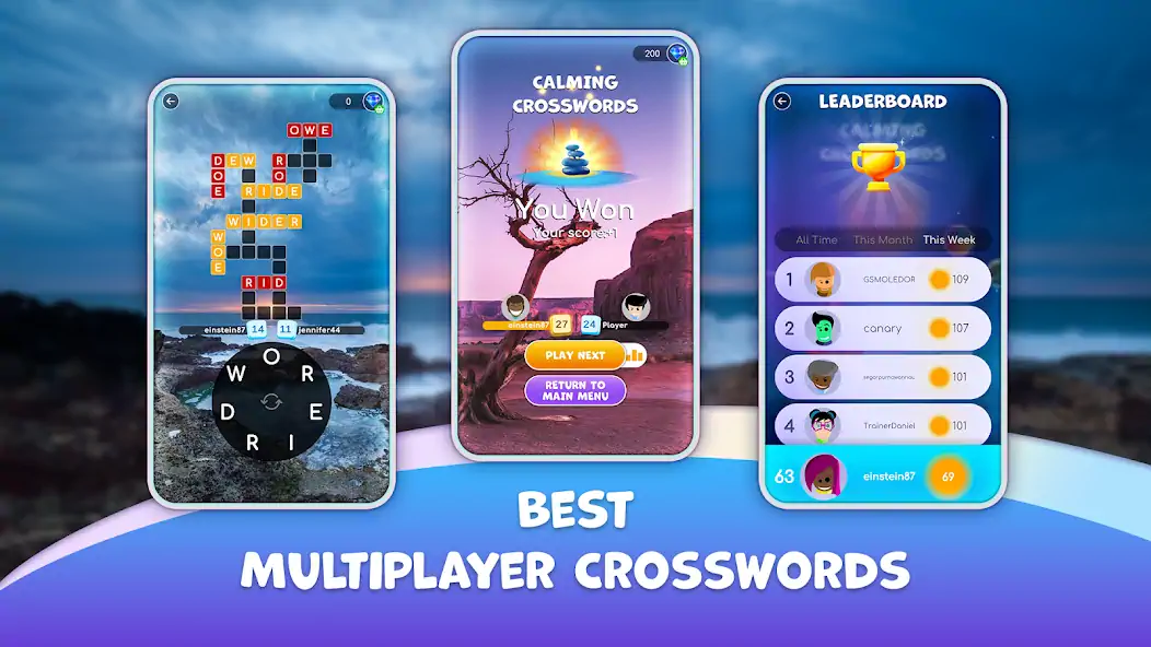 Download Calming Crosswords [MOD, Unlimited coins] + Hack [MOD, Menu] for Android