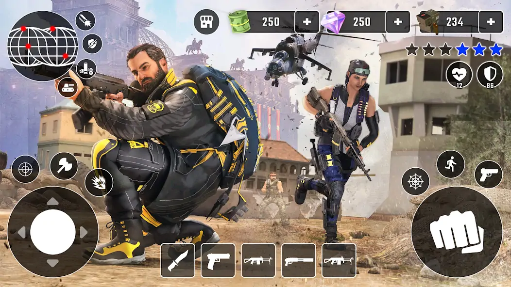 Download FPS Online Strike Gun Games [MOD, Unlimited coins] + Hack [MOD, Menu] for Android
