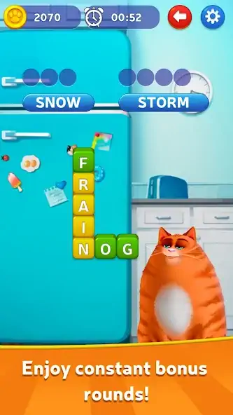 Download Kitty Scramble: Word Game [MOD, Unlimited coins] + Hack [MOD, Menu] for Android