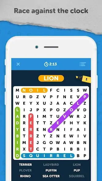Download Infinite Word Search Puzzles [MOD, Unlimited money/gems] + Hack [MOD, Menu] for Android