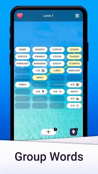 Download Associations: Word Puzzle Game [MOD, Unlimited money/gems] + Hack [MOD, Menu] for Android