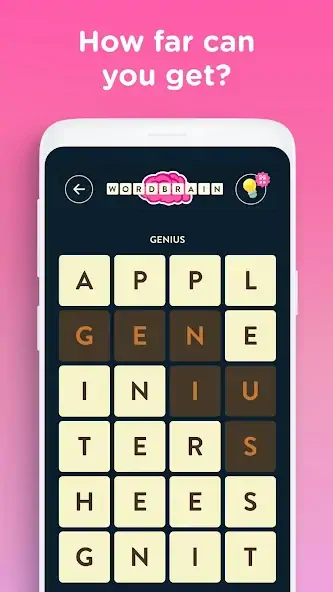 Download WordBrain - Word puzzle game [MOD, Unlimited money/gems] + Hack [MOD, Menu] for Android