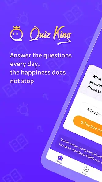 Download QuizKing [MOD, Unlimited money] + Hack [MOD, Menu] for Android