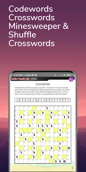 Download Puzzle Book: Daily puzzle page [MOD, Unlimited coins] + Hack [MOD, Menu] for Android