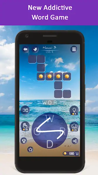Download Word Beach: Word Search Games [MOD, Unlimited coins] + Hack [MOD, Menu] for Android