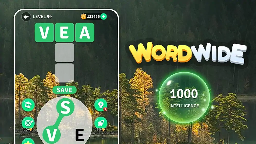 Download Wordwide: Letter Game [MOD, Unlimited money] + Hack [MOD, Menu] for Android