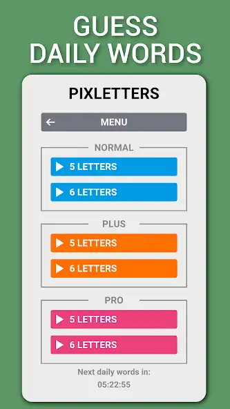 Download Pixletters [MOD, Unlimited money/gems] + Hack [MOD, Menu] for Android