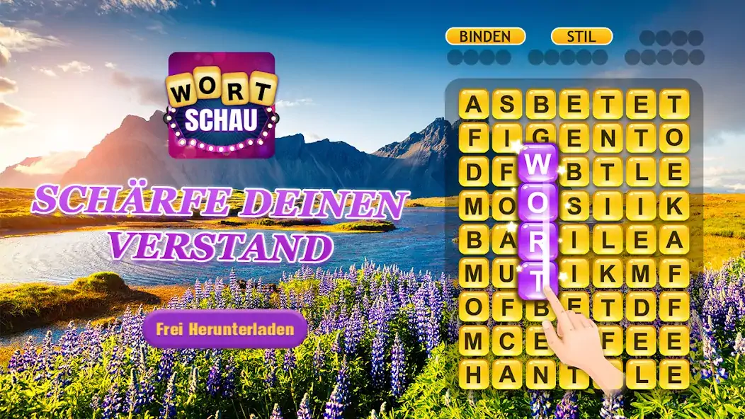 Download Wort Schau - Wörterspiel [MOD, Unlimited money/coins] + Hack [MOD, Menu] for Android