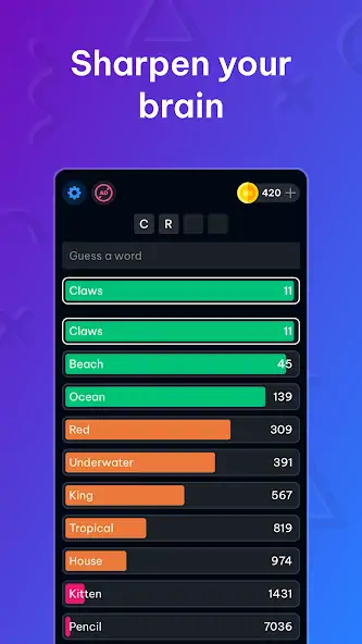 Download Contexto - AI Word Guess [MOD, Unlimited money/gems] + Hack [MOD, Menu] for Android
